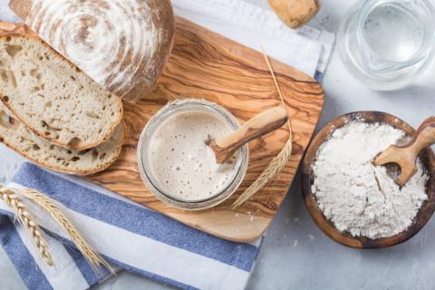 Sourdough bread ingredients 