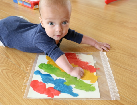 tummy time painting