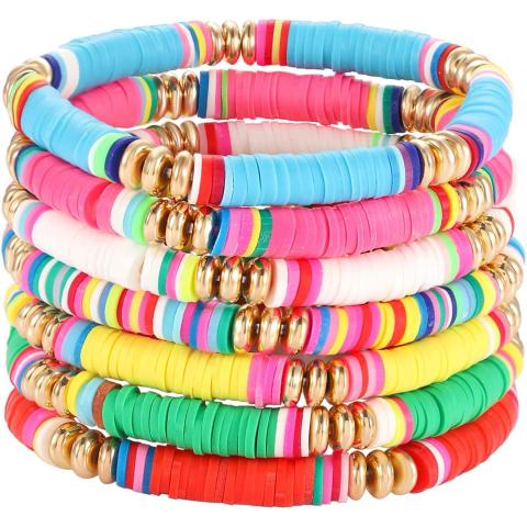 clay bead bracelets