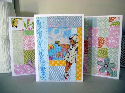 paper quilted cards