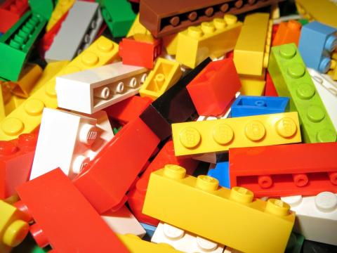 pile of LEGOs