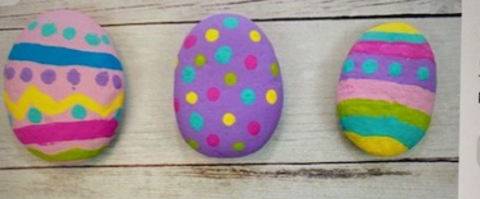 Easter Egg Painted Rocks