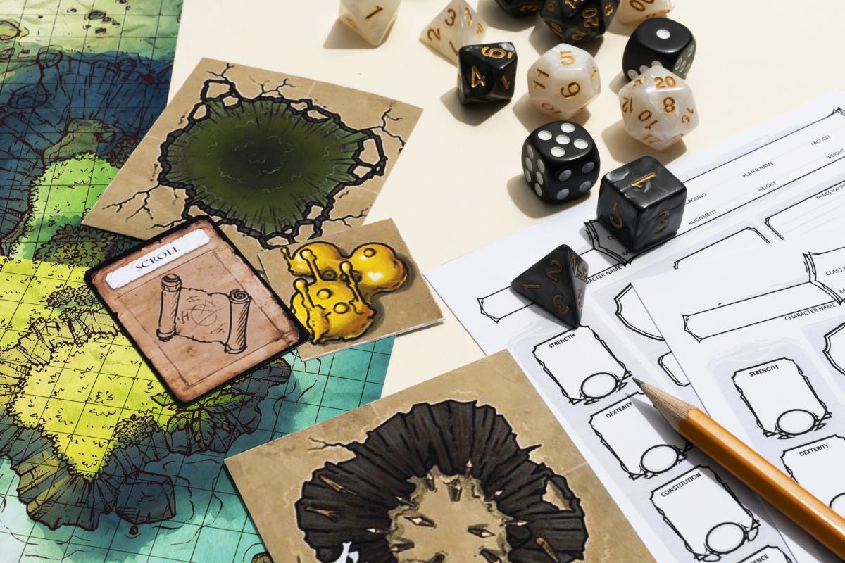 Dungeons and Dragons game items.