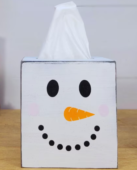 Paint a Wooden Tissue Box