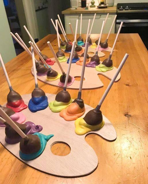 CREATE A FUN CAKE POP PALETTE  THERE WILL BE A LIMITED AMOUNT OF GLUTEN FREE OPTIONS 