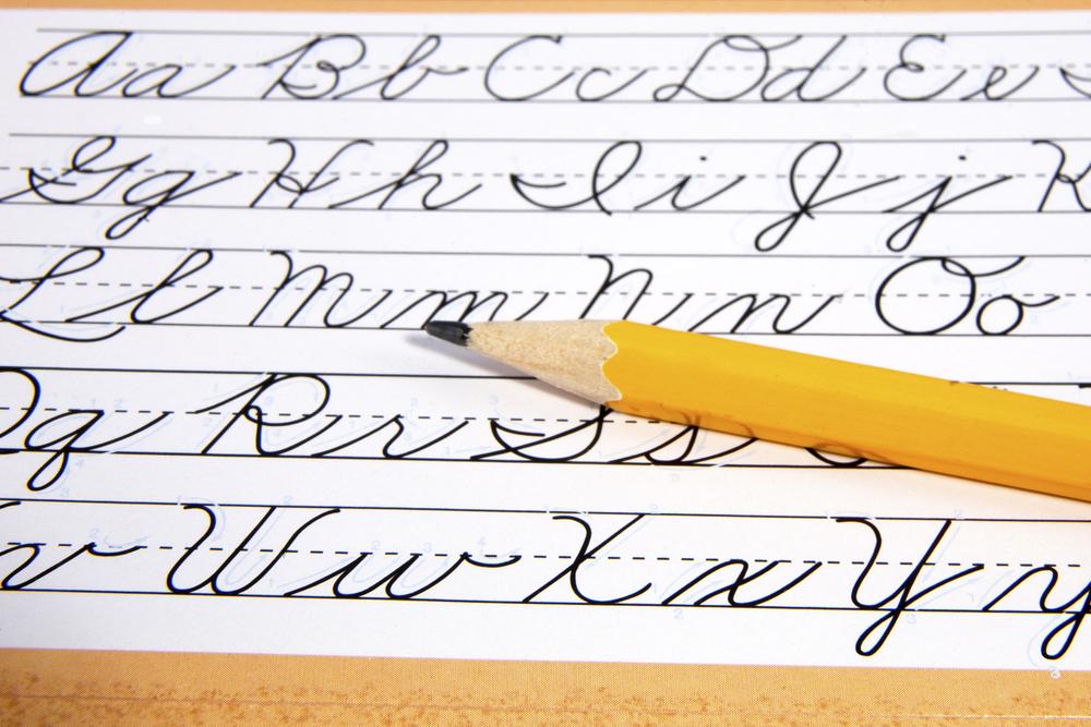 Image of cursive writing