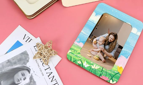 Painted Wooden Picture Frame